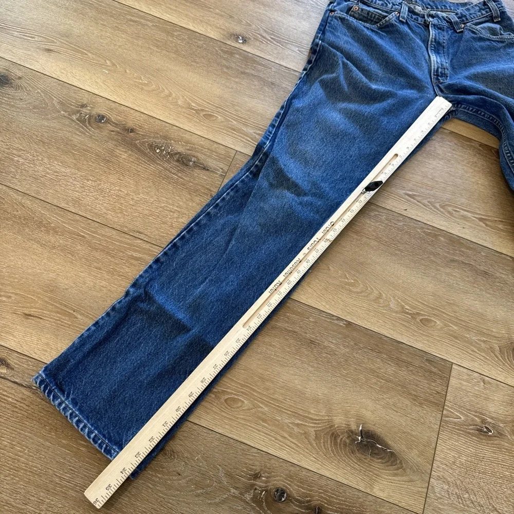 Vintage Levis 506 Jeans Mens 31 x 34 Denim‎ Relaxed Fit Straight Leg Orange Tab
